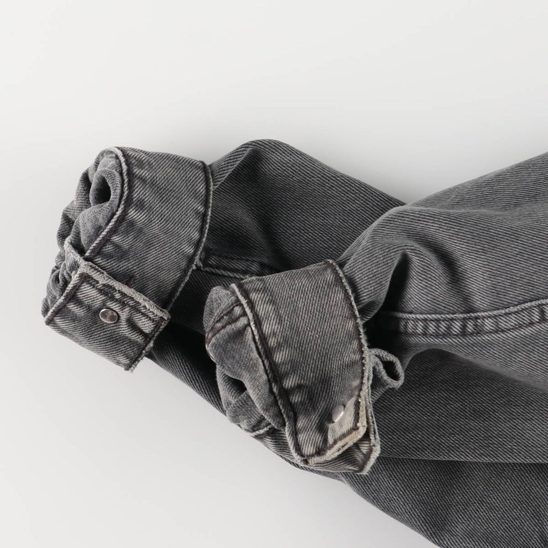 Vintage Levi's black denim jacket, size XL, men's unclear black type Vintage Second Hand
