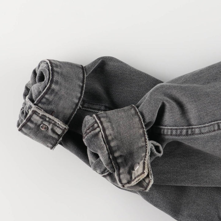 Vintage Levi's black denim jacket, size XL, men's unclear black type Vintage Second Hand