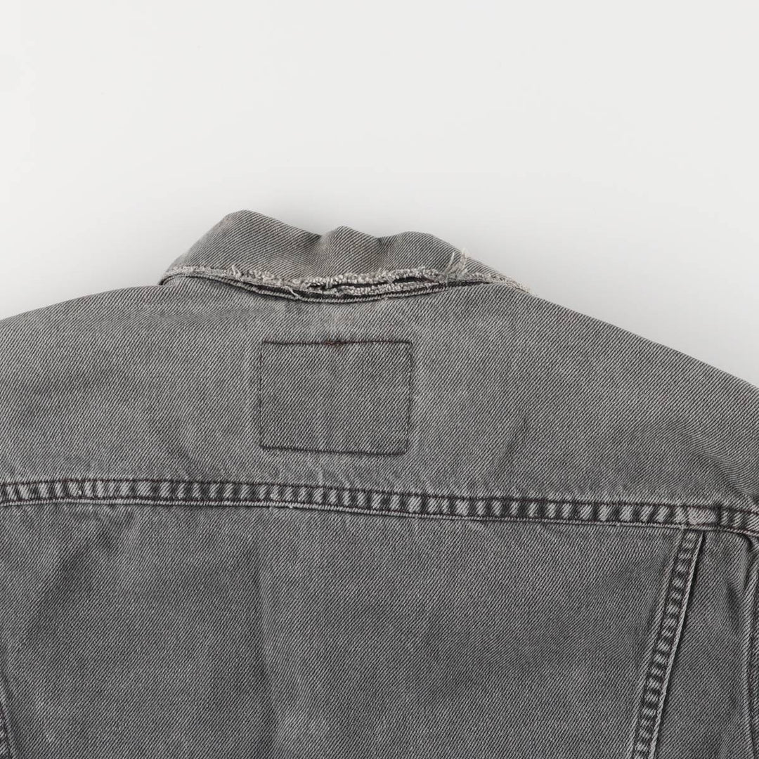 Vintage Levi's black denim jacket, size XL, men's unclear black type Vintage Second Hand