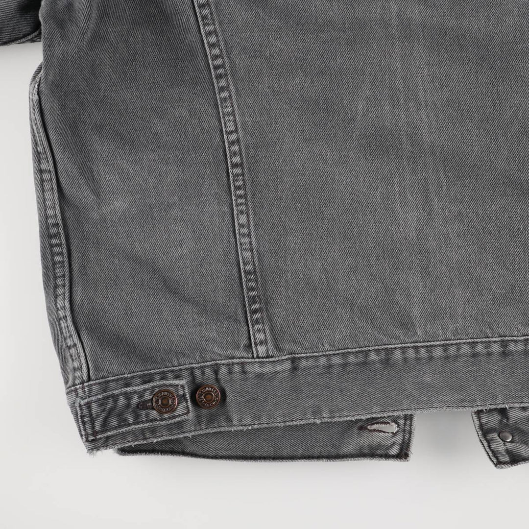 Vintage Levi's black denim jacket, size XL, men's unclear black type Vintage Second Hand
