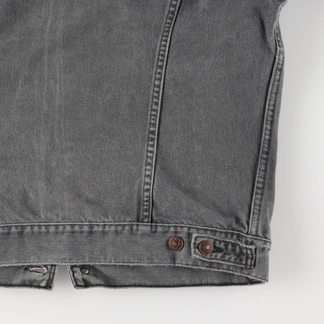 Vintage Levi's black denim jacket, size XL, men's unclear black type Vintage Second Hand