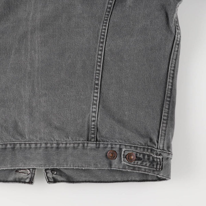 Vintage Levi's black denim jacket, size XL, men's unclear black type Vintage Second Hand