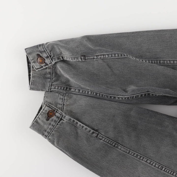 Vintage Levi's black denim jacket, size XL, men's unclear black type Vintage Second Hand