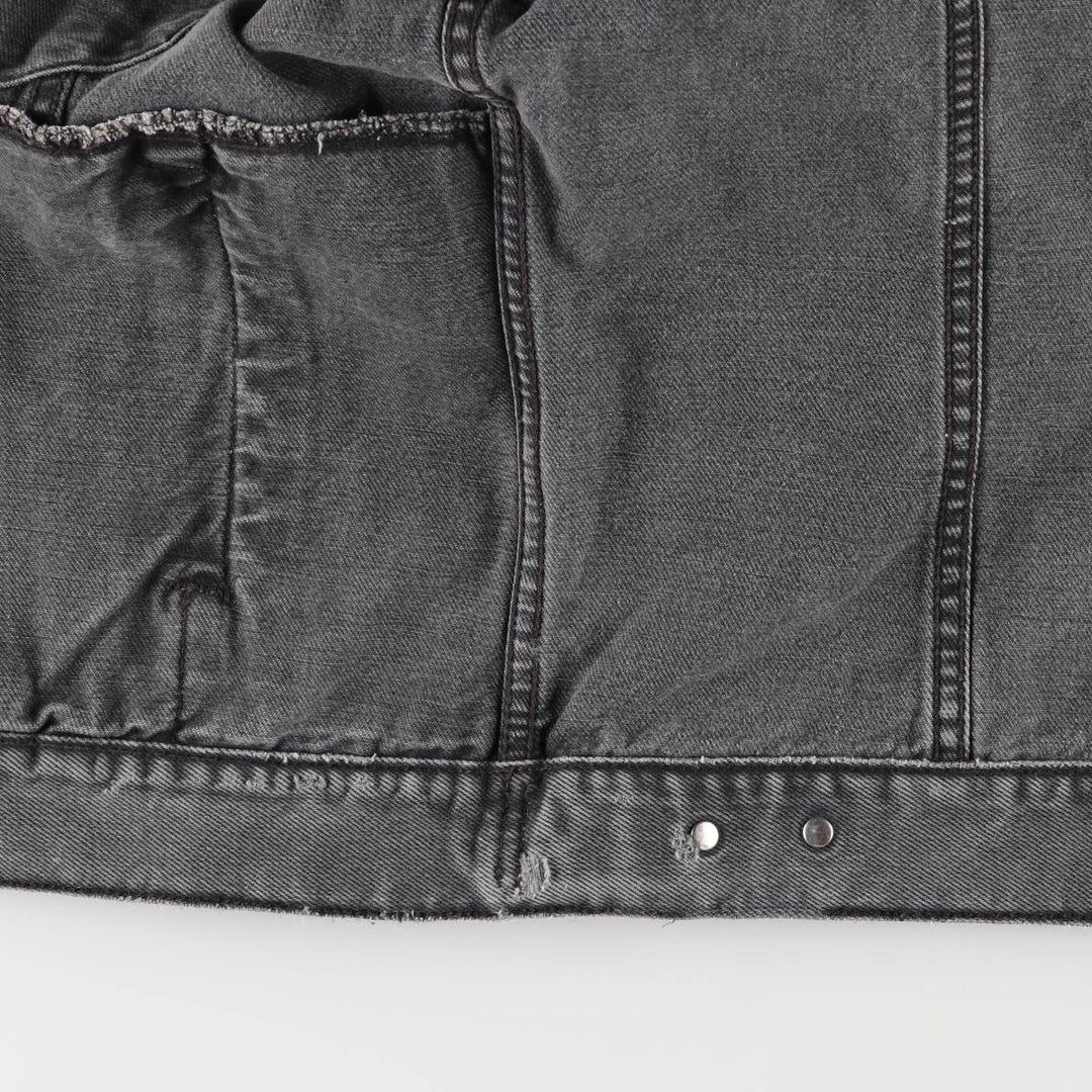 Vintage Levi's black denim jacket, size XL, men's unclear black type Vintage Second Hand