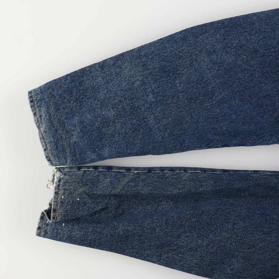 Harley-Davidson denim jacket, double rider jacket, men's size L cotton blue type Vintage Second Hand