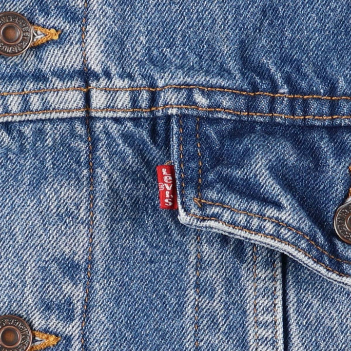 90'S Levi's 70699-0289 denim jacket, made in the USA, men's size L, vintage cotton blue type Vintage Second Hand