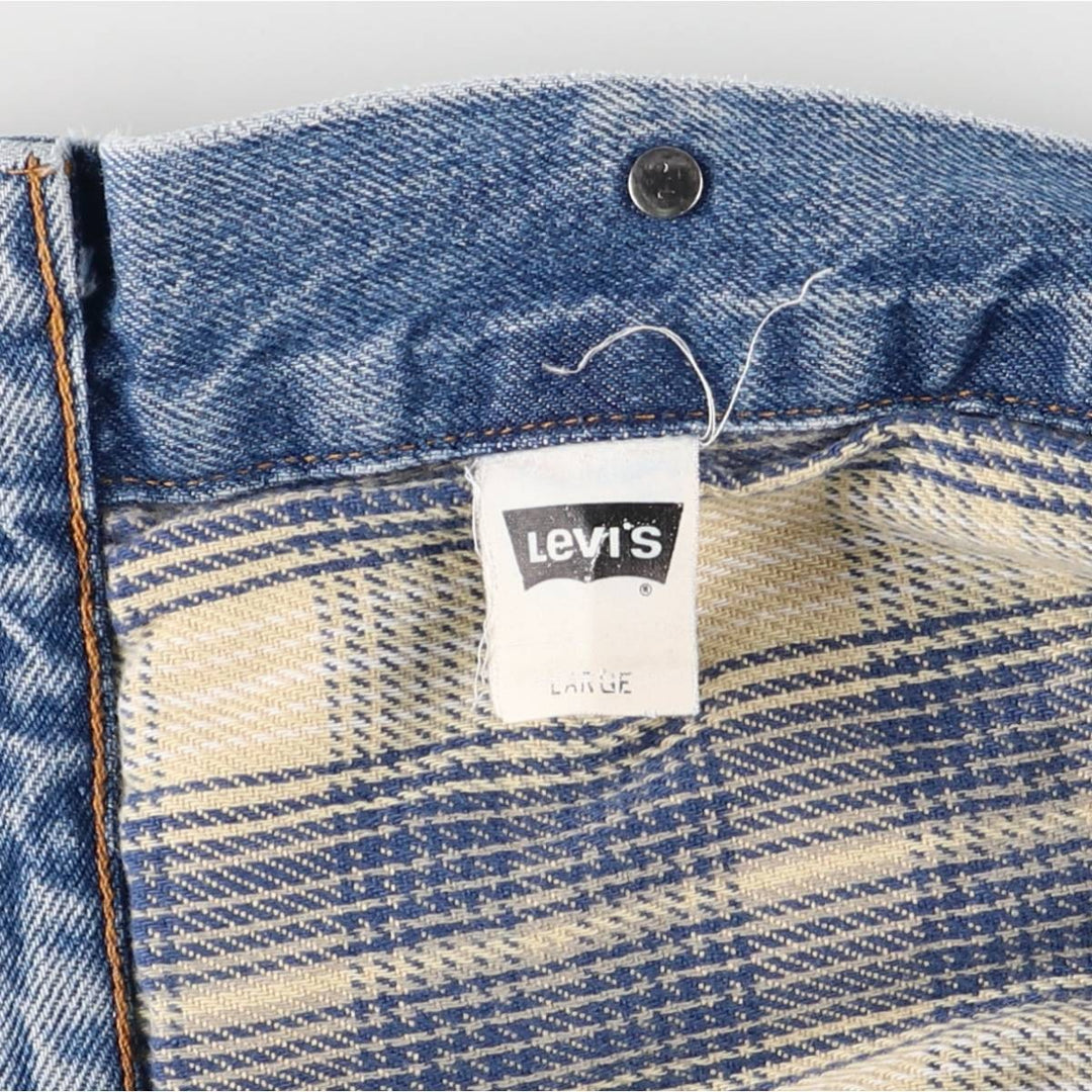 90'S Levi's 70699-0289 denim jacket, made in the USA, men's size L, vintage cotton blue type Vintage Second Hand