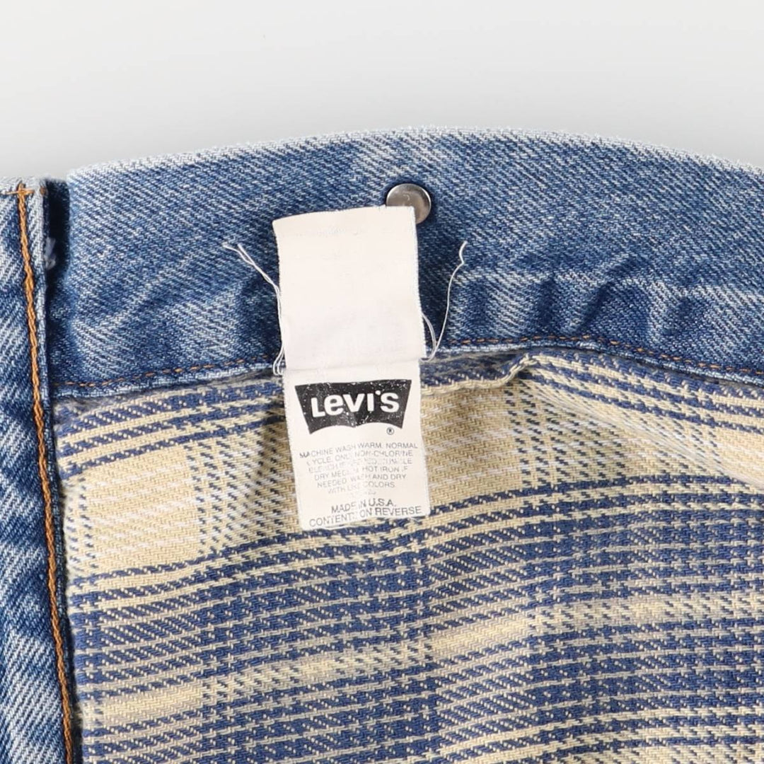90'S Levi's 70699-0289 denim jacket, made in the USA, men's size L, vintage cotton blue type Vintage Second Hand