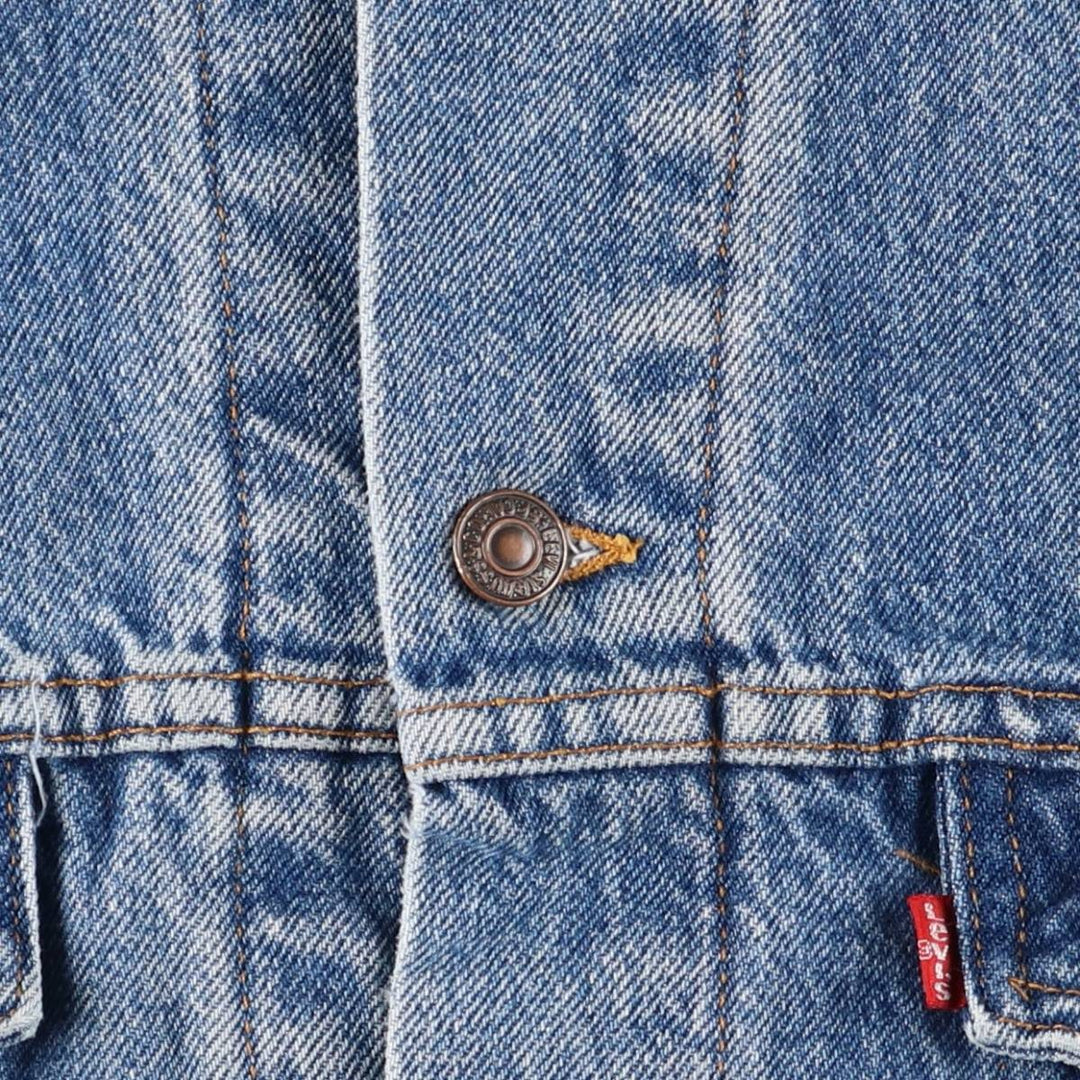 90'S Levi's 70699-0289 denim jacket, made in the USA, men's size L, vintage cotton blue type Vintage Second Hand