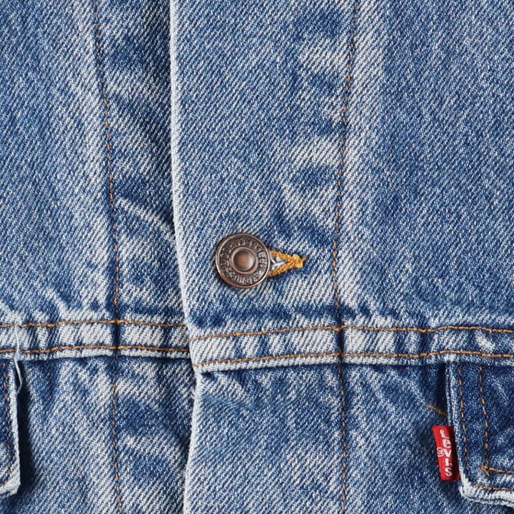 90'S Levi's 70699-0289 denim jacket, made in the USA, men's size L, vintage cotton blue type Vintage Second Hand