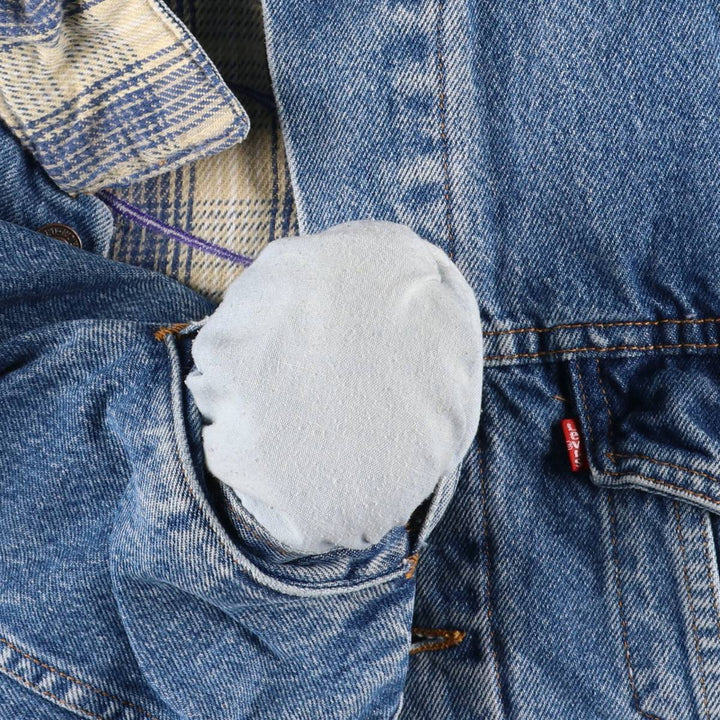 90'S Levi's 70699-0289 denim jacket, made in the USA, men's size L, vintage cotton blue type Vintage Second Hand