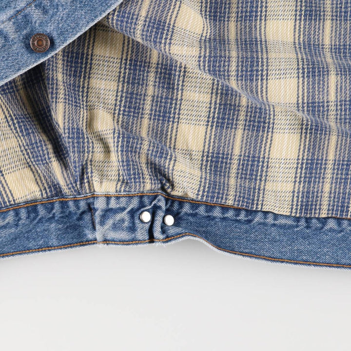 90'S Levi's 70699-0289 denim jacket, made in the USA, men's size L, vintage cotton blue type Vintage Second Hand