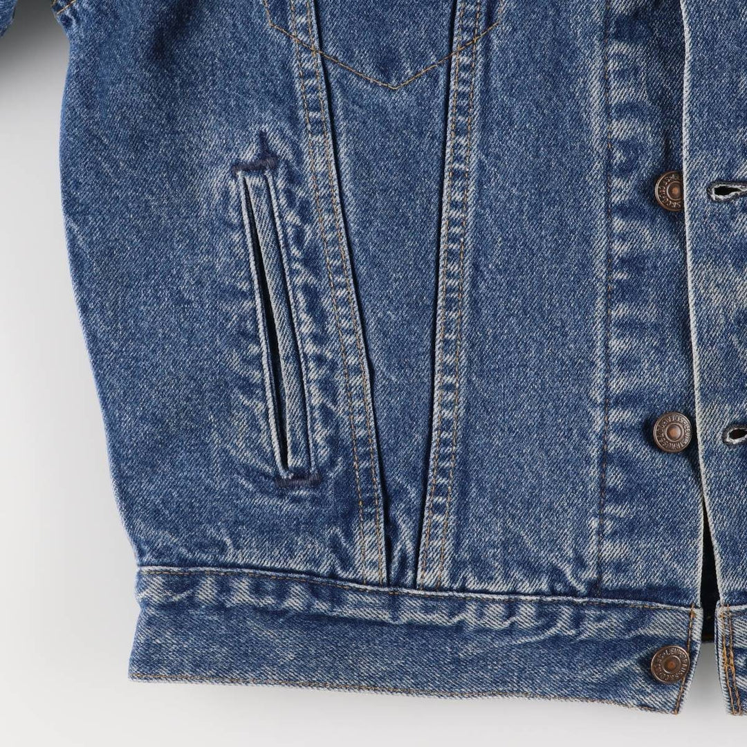 90'S Levi's 57510-0514 Denim Jacket, Made in USA, Men's Size L, Vintage cotton blue type Vintage Second Hand