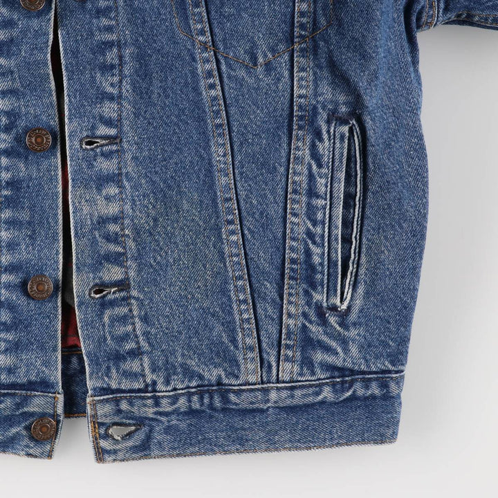 90'S Levi's 57510-0514 Denim Jacket, Made in USA, Men's Size L, Vintage cotton blue type Vintage Second Hand