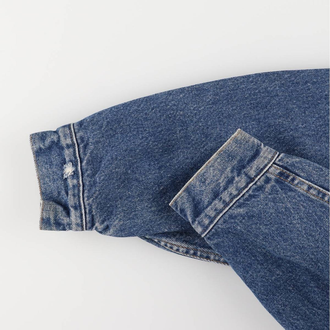 90'S Levi's 57510-0514 Denim Jacket, Made in USA, Men's Size L, Vintage cotton blue type Vintage Second Hand