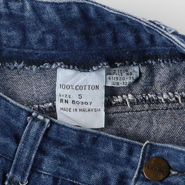 UNIONBAY denim midi-length tight skirt, women's size L cotton blue type Vintage Second Hand