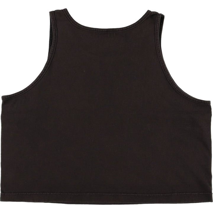 Vintage 90'S Tim McGraw cropped tank top, size L, women's unclear black type Vintage Second Hand