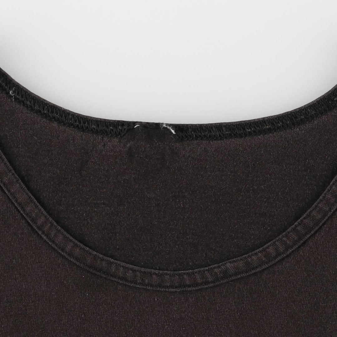 Vintage 90'S Tim McGraw cropped tank top, size L, women's unclear black type Vintage Second Hand