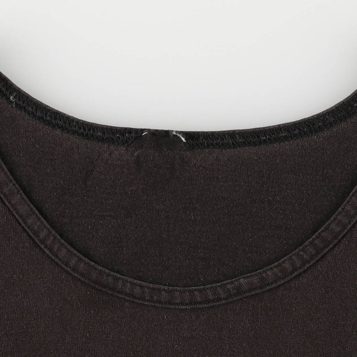 Vintage 90'S Tim McGraw cropped tank top, size L, women's unclear black type Vintage Second Hand