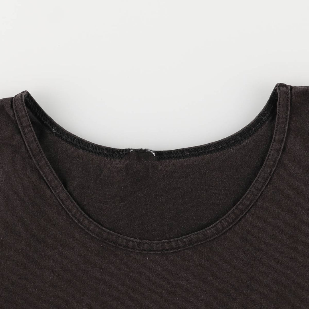 Vintage 90'S Tim McGraw cropped tank top, size L, women's unclear black type Vintage Second Hand
