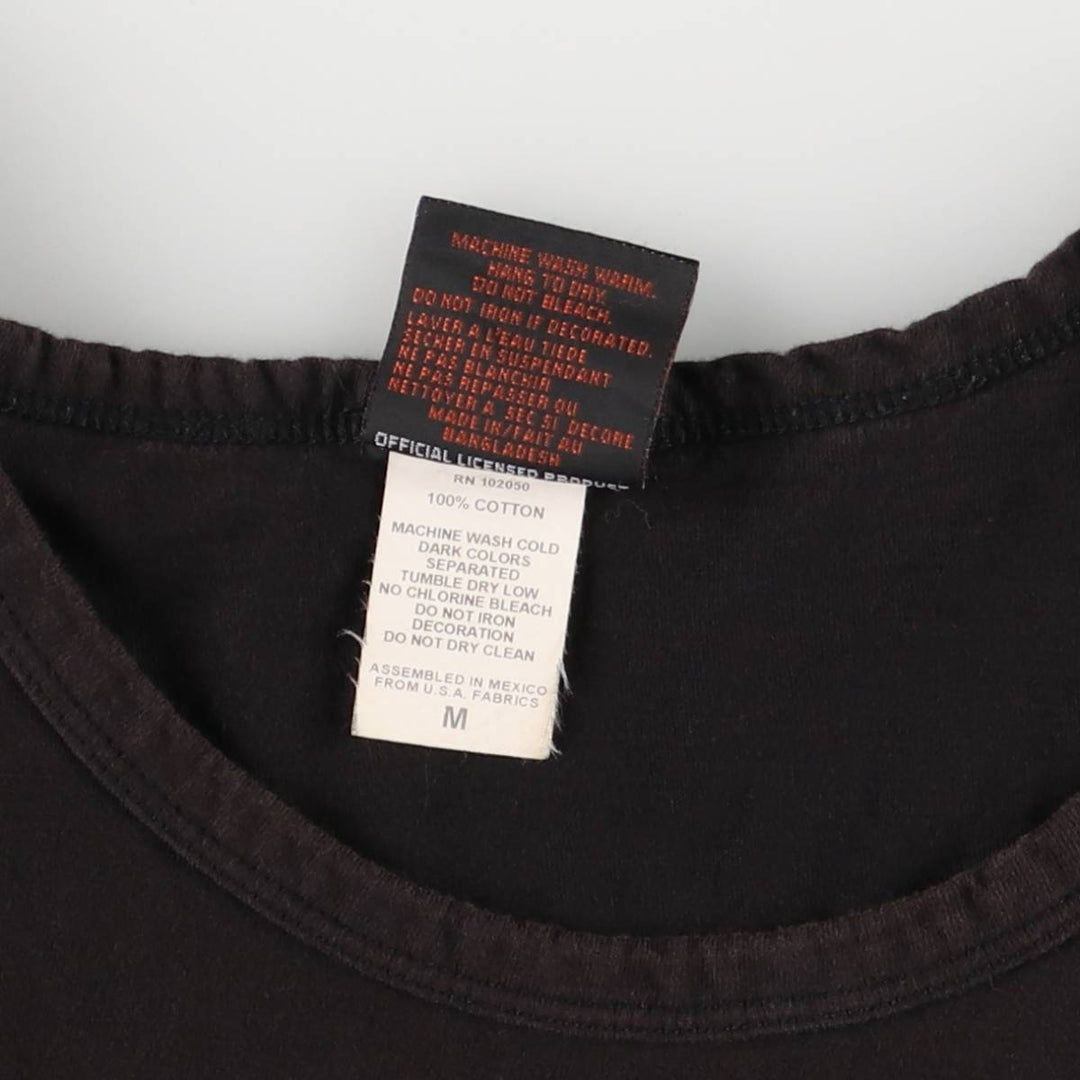 Harley-Davidson Skull Pattern Tank Top, Women's, Size Medium cotton black type Vintage Second Hand