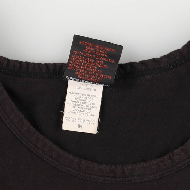Harley-Davidson Skull Pattern Tank Top, Women's, Size Medium cotton black type Vintage Second Hand
