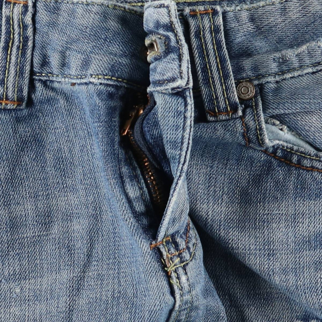 REMIN IS CENCEBOY Denim Trapezoid Mini Skirt, Women's Size XL unclear blue type Vintage Second Hand