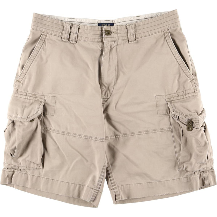 Ralph Lauren POLO RALPH LAUREN Chino Cargo Shorts, Half Pants, Men's, W37 equivalent cotton Beige type Vintage Second Hand