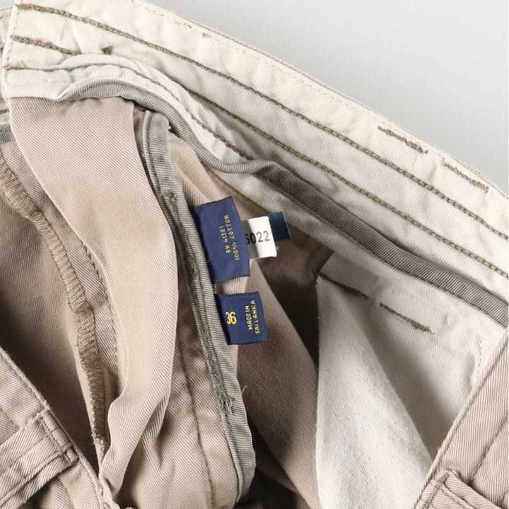 Ralph Lauren POLO RALPH LAUREN Chino Cargo Shorts, Half Pants, Men's, W37 equivalent cotton Beige type Vintage Second Hand