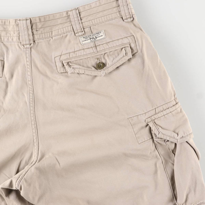Ralph Lauren POLO RALPH LAUREN Chino Cargo Shorts, Half Pants, Men's, W37 equivalent cotton Beige type Vintage Second Hand