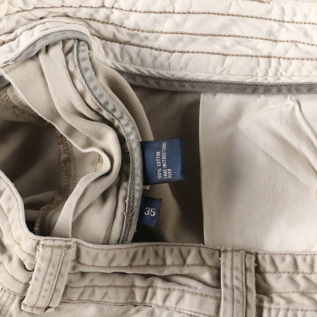 Ralph Lauren POLO by Ralph Lauren cargo shorts, half pants, men's w35 equivalent cotton Beige type Vintage Second Hand