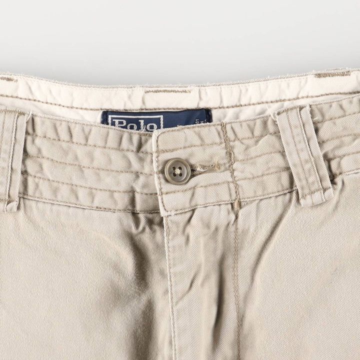 Ralph Lauren POLO by Ralph Lauren cargo shorts, half pants, men's w35 equivalent cotton Beige type Vintage Second Hand