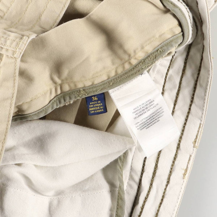 Ralph Lauren POLO RALPH LAUREN cargo shorts, half pants, men's size w37 cotton Beige type Vintage Second Hand