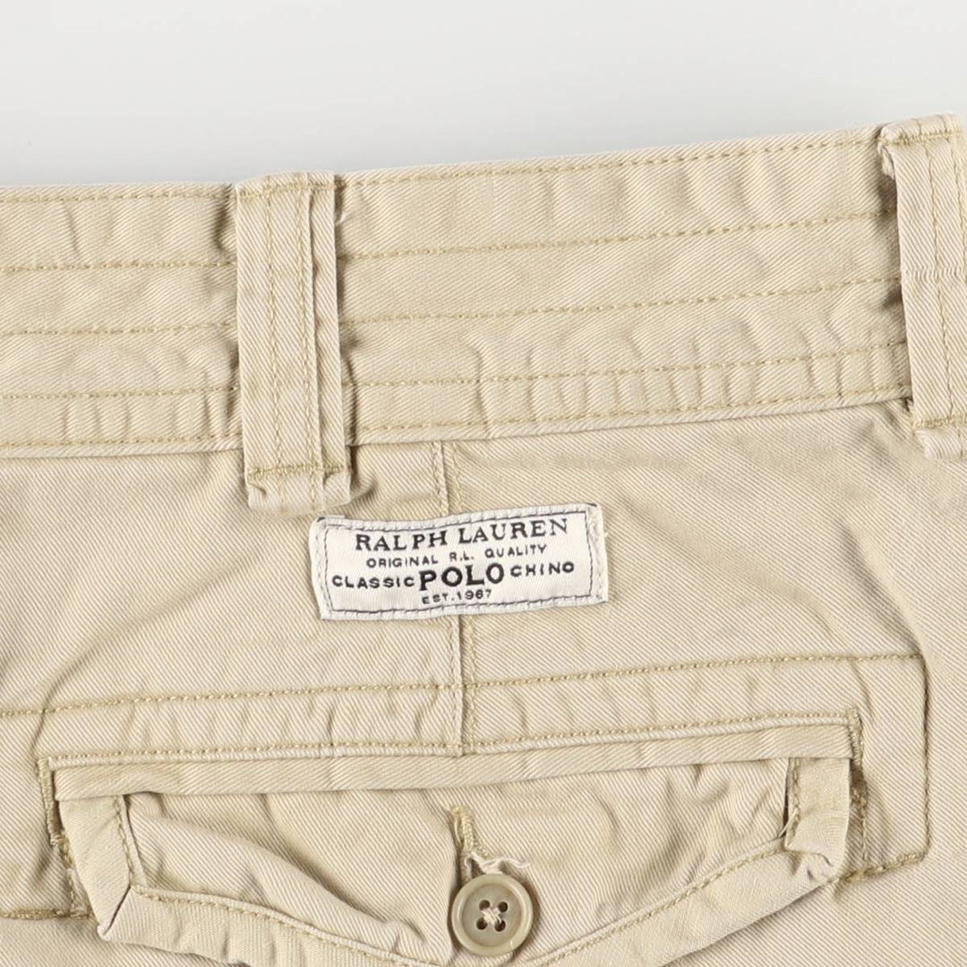 Ralph Lauren POLO RALPH LAUREN cargo shorts, half pants, men's size w37 cotton Beige type Vintage Second Hand