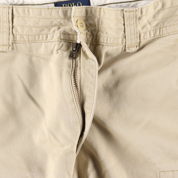Ralph Lauren POLO RALPH LAUREN cargo shorts, half pants, men's size w37 cotton Beige type Vintage Second Hand