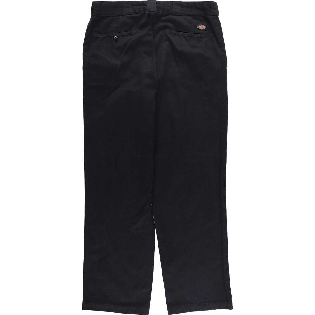 Dickies 874 ORIGINAL FIT Work Pants for Men, W35 equivalent polyester black type Vintage Second Hand