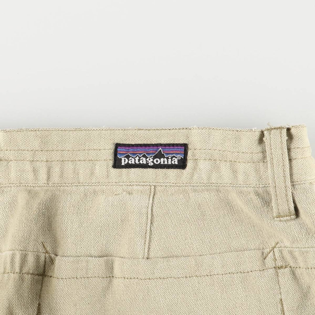 2000'S Patagonia Men's Hemperor Shorts 57305S7, Hemp and Cotton Shorts, Men's Size W34 Hemp Beige type Vintage Second Hand