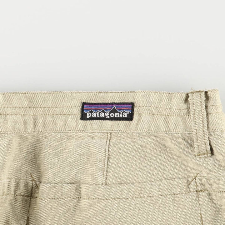2000'S Patagonia Men's Hemperor Shorts 57305S7, Hemp and Cotton Shorts, Men's Size W34 Hemp Beige type Vintage Second Hand