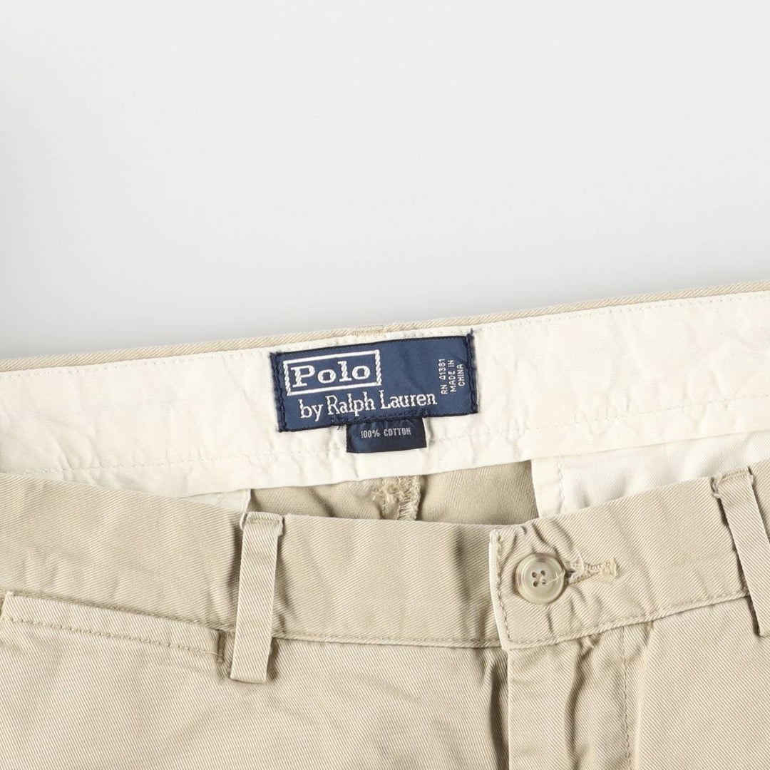 Ralph Lauren POLO by Ralph Lauren Chino Pants Men's W33 equivalent cotton Beige type Vintage Second Hand