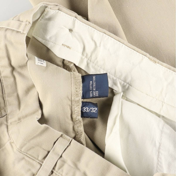 Ralph Lauren POLO by Ralph Lauren Chino Pants Men's W33 equivalent cotton Beige type Vintage Second Hand