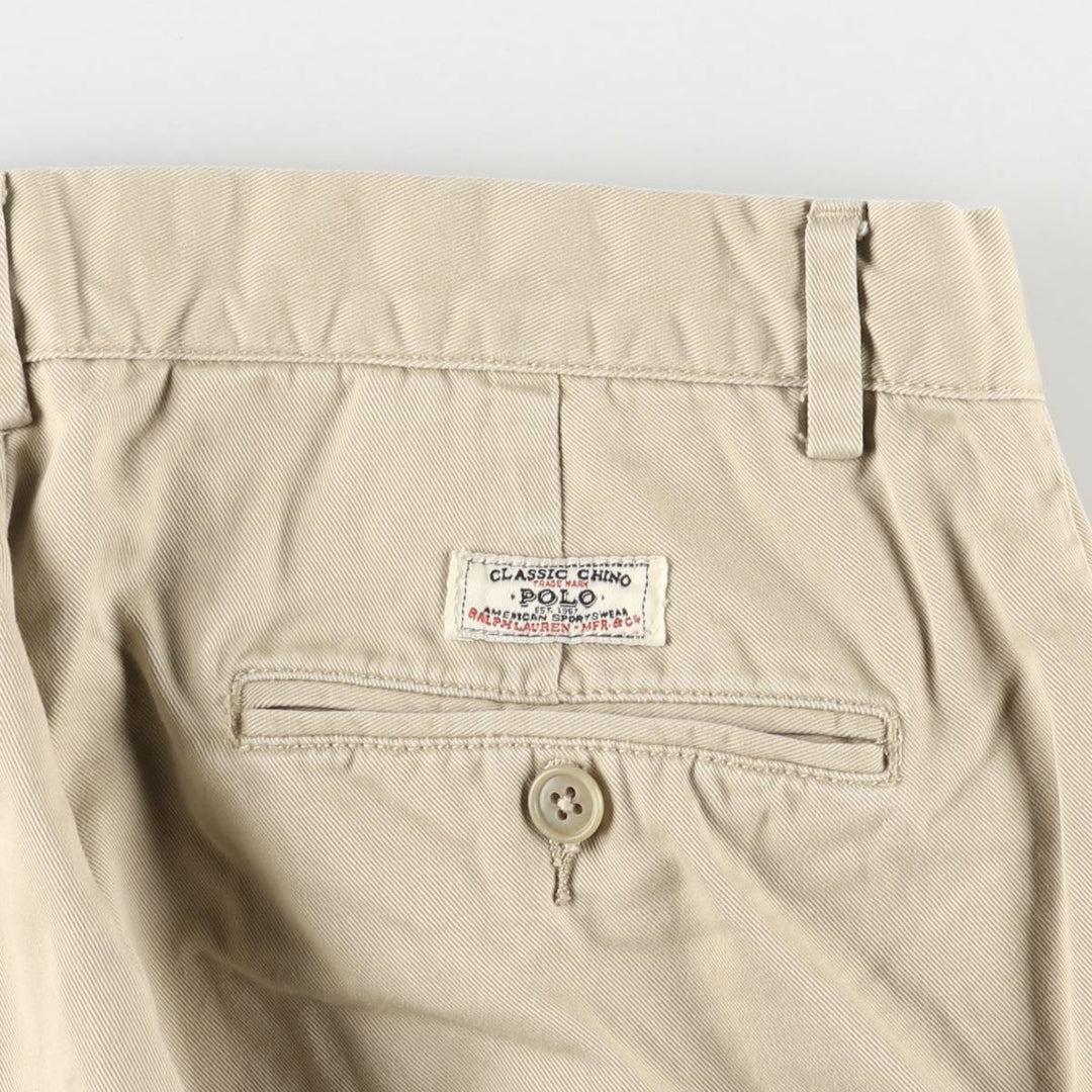 Ralph Lauren POLO by Ralph Lauren Chino Pants Men's W33 equivalent cotton Beige type Vintage Second Hand