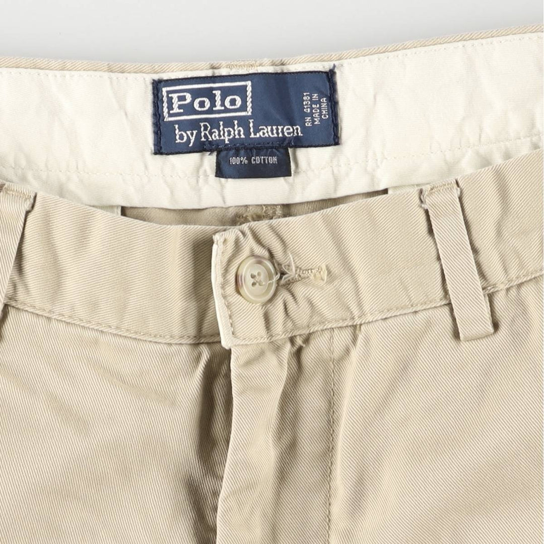Ralph Lauren POLO by Ralph Lauren Chino Pants Men's W33 equivalent cotton Beige type Vintage Second Hand