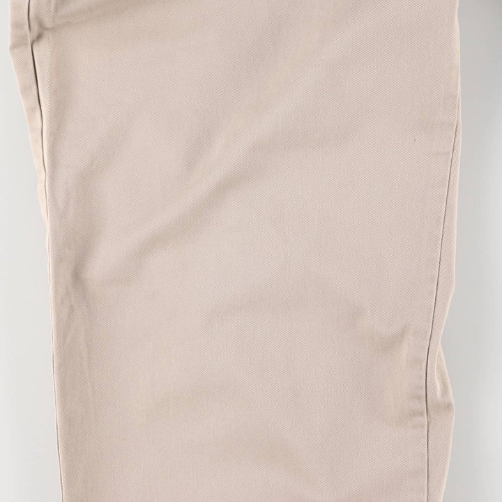 Ralph Lauren POLO by Ralph Lauren HAMMOND PANT, two-pleat chino pants, men's, w34 equivalent cotton Beige type Vintage Second Hand