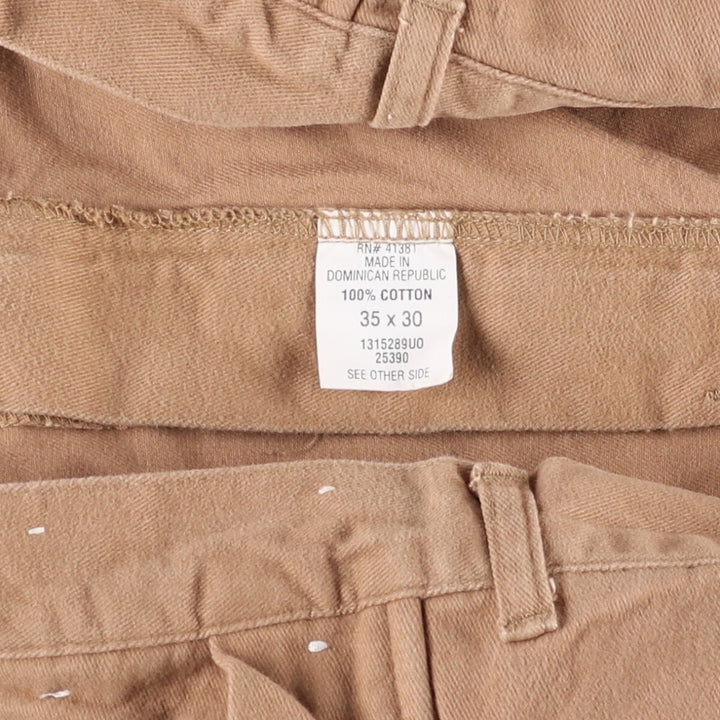 Ralph Lauren POLO by Ralph Lauren Two-pleat Chino Pants for Men, W34 equivalent cotton brown type Vintage Second Hand