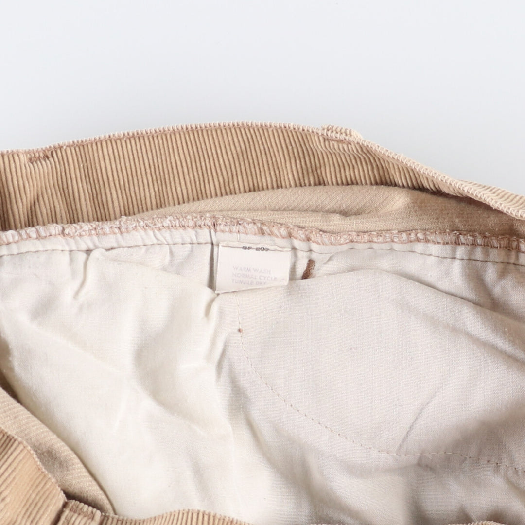 Vintage 1970'S Levi's 629-1521 Flare-Cut Corduroy Pants, Men's Size 34 (approx.) unclear Beige type Vintage Second Hand