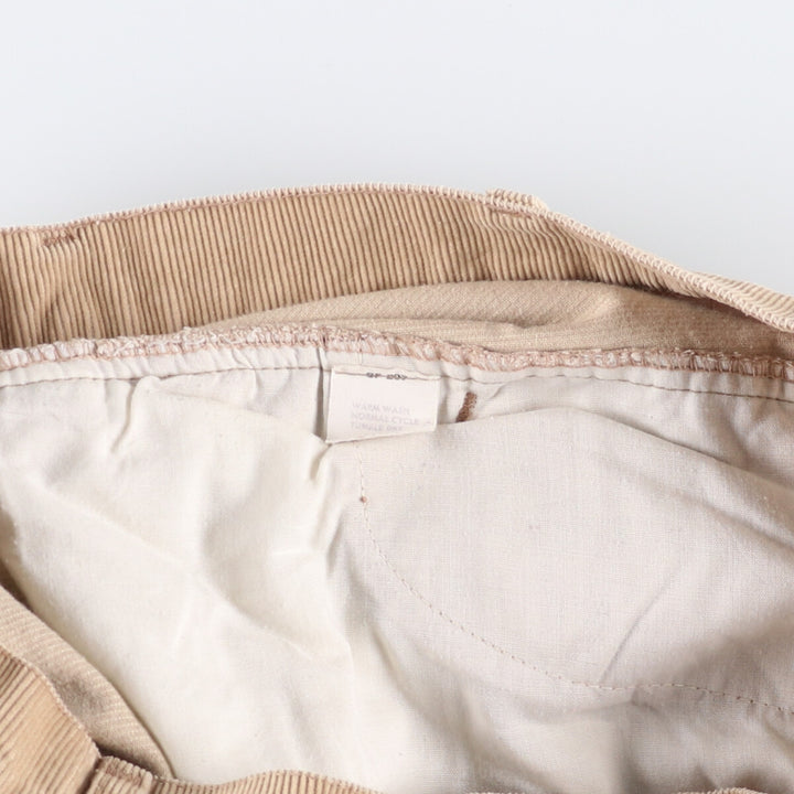 Vintage 1970'S Levi's 629-1521 Flare-Cut Corduroy Pants, Men's Size 34 (approx.) unclear Beige type Vintage Second Hand