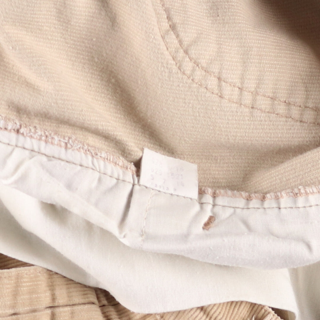 Vintage 1970'S Levi's 629-1521 Flare-Cut Corduroy Pants, Men's Size 34 (approx.) unclear Beige type Vintage Second Hand