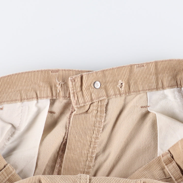 Vintage 1970'S Levi's 629-1521 Flare-Cut Corduroy Pants, Men's Size 34 (approx.) unclear Beige type Vintage Second Hand