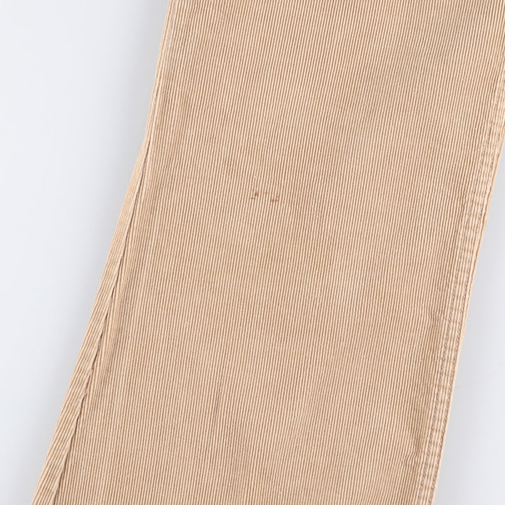 Vintage 1970'S Levi's 629-1521 Flare-Cut Corduroy Pants, Men's Size 34 (approx.) unclear Beige type Vintage Second Hand