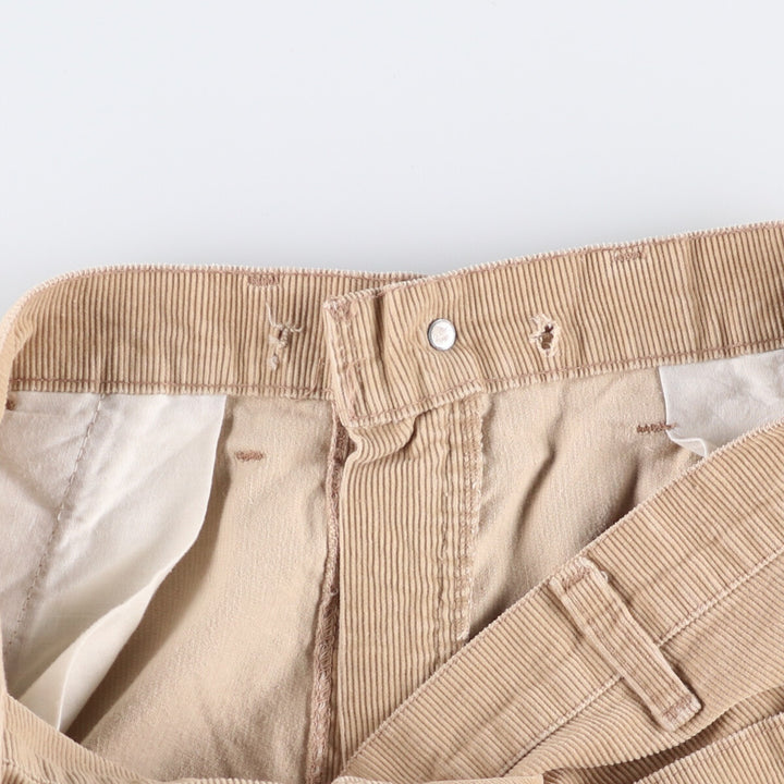 Vintage 1970'S Levi's 629-1521 Flare-Cut Corduroy Pants, Men's Size 34 (approx.) unclear Beige type Vintage Second Hand